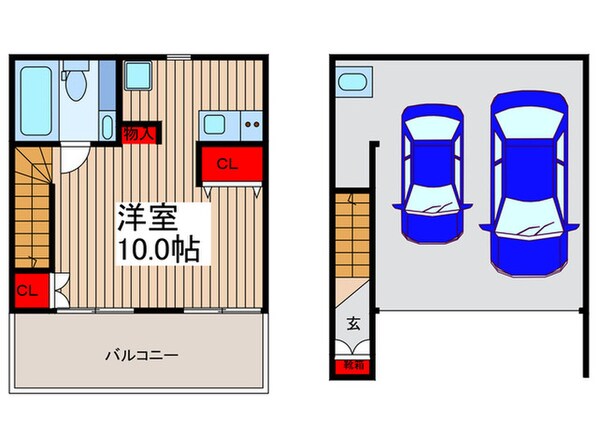 The　Bliss　Fort　URAWAの物件間取画像